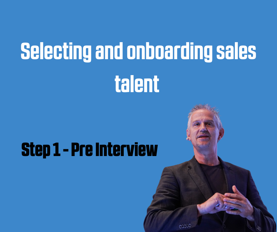 Hiring sales talent step 1 – Interview process